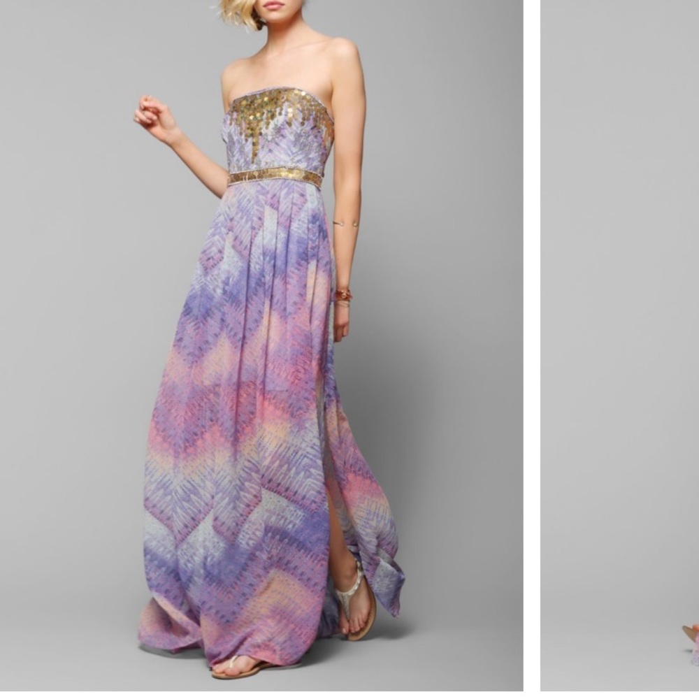 Urban Outfitters Ecote Treasure Trove Maxi Dress